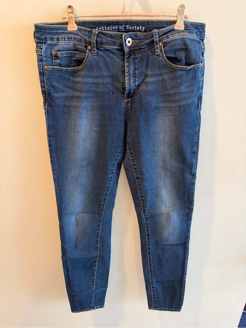 Articles of Society Dark Blue Skinny Jeans